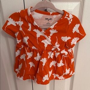 DVF FOR TARGET Orange Floral dress